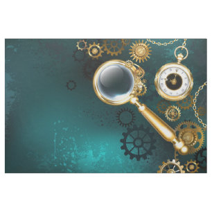 Lupe im Steampunk-Stil Stoff