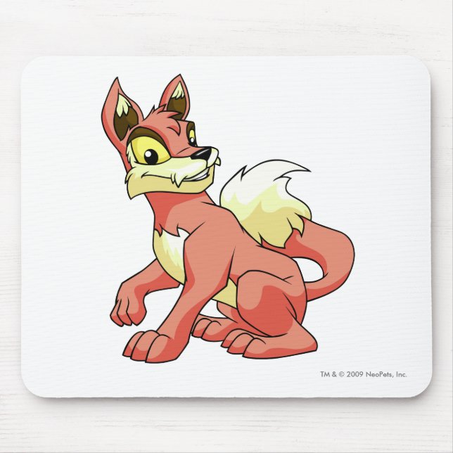 Lupe Rot Mousepad (Vorne)