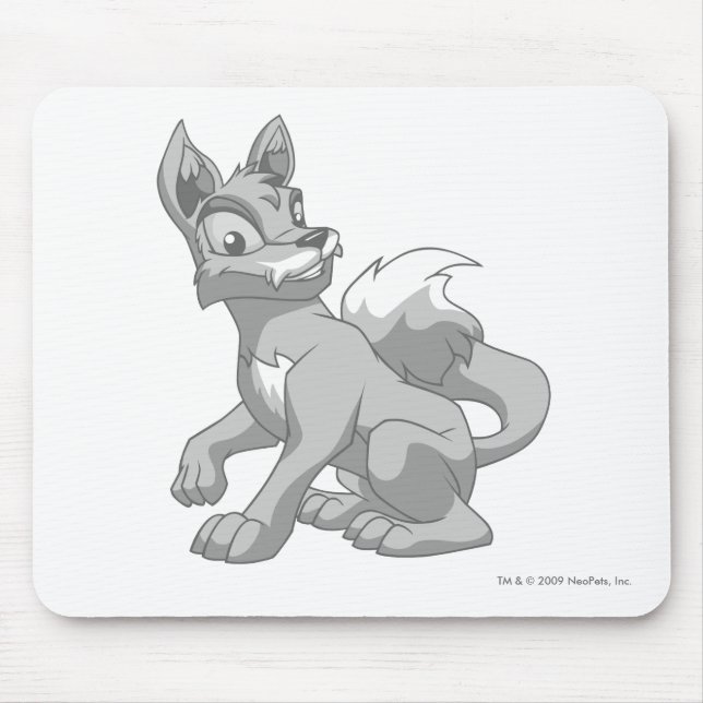 Lupe Silber Mousepad (Vorne)