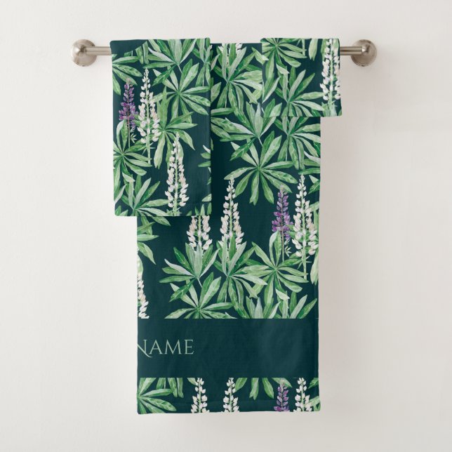 Lupin-Blume Badhandtuch Set (Insitu)