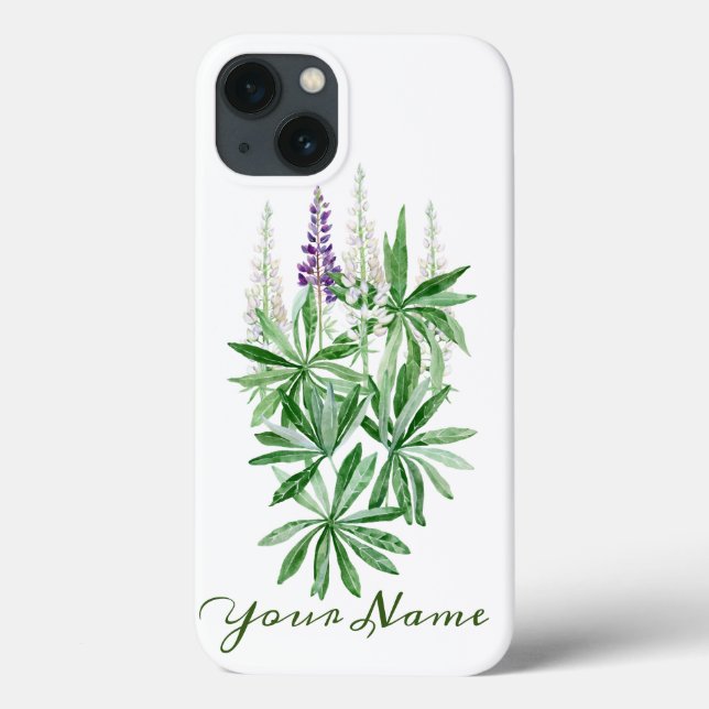 Lupin-Blume Case-Mate iPhone Hülle (Rückseite)