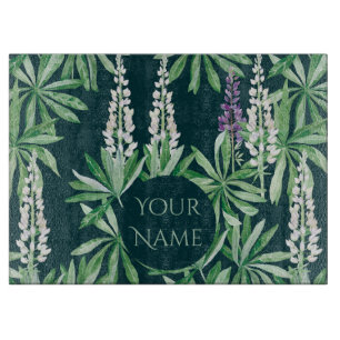 Lupin-Blume Schneidebrett