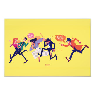 Lupin III the third heist print Fotodruck