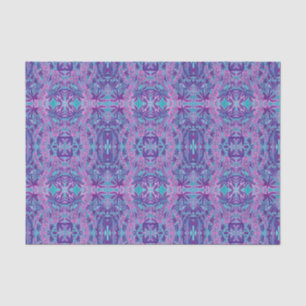 Lupine Blume Bohemisch Arabesque Muster Violet Seidenpapier