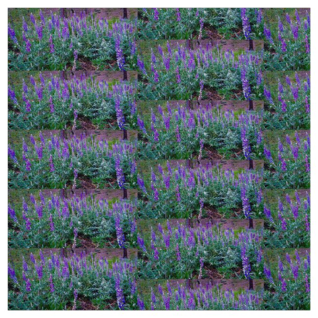 Lupine Fields Stoff (Muster)