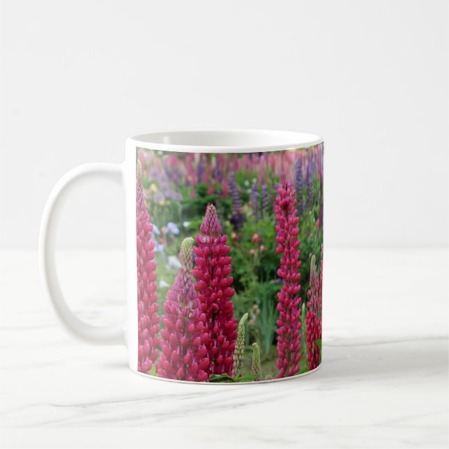 Lupine Flower Garden Kaffeetasse (Links)