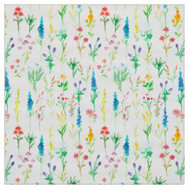 Lupine Poppies Wildblume Delikates Blumengeflecht Stoff