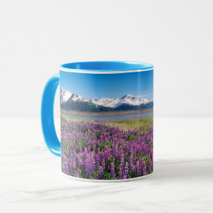 Lupinen in Bloom   Kenai Mountains, Alaska Tasse