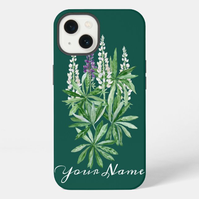 Lupinenblüte iPhone Hülle (Rückseite)
