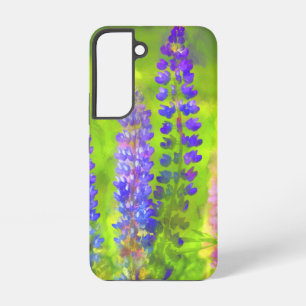 Lupinenmalerei - Originale Blumenkunst Samsung Galaxy Hülle