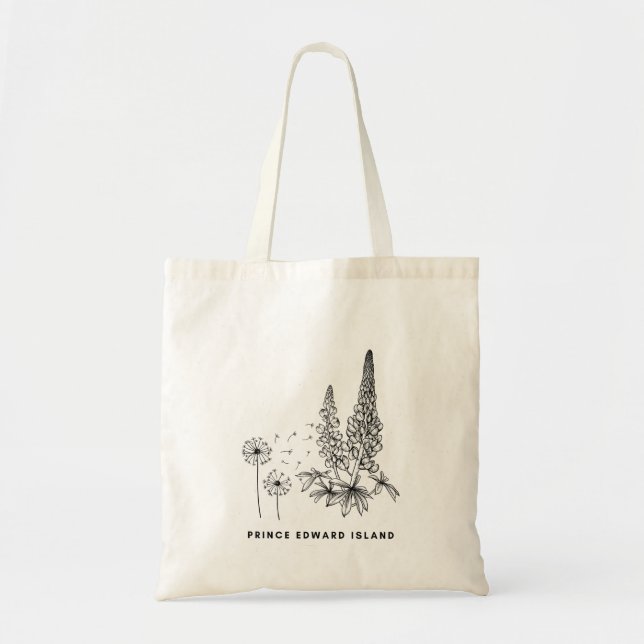 Lupines & Dandels PEI Tote Bag Tragetasche (Vorne)