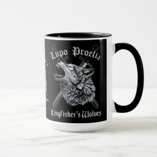 Lupo Proelia Kingfisher's Wölfe Tasse