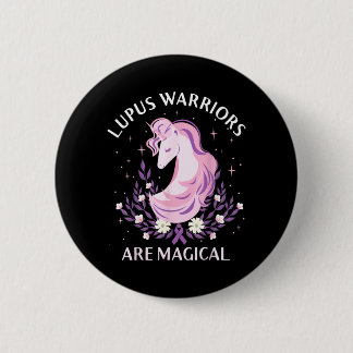 Lupus-Aufklärungsmonat Lupus-Krieger sind magisch Button
