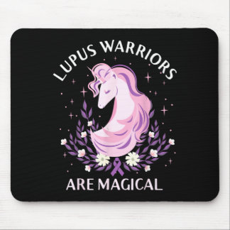 Lupus-Aufklärungsmonat Lupus-Krieger sind magisch Mousepad