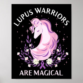 Lupus-Aufklärungsmonat Lupus-Krieger sind magisch Poster