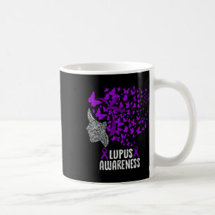 Lupus Awareness Butterfly Lila Ribbon Autoimmune Kaffeetasse