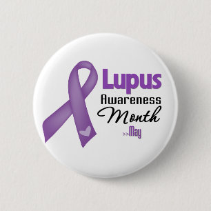 Lupus Awareness Montag Button
