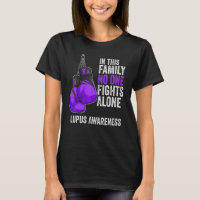 Lupus Awareness Montag Gloves Lila Band