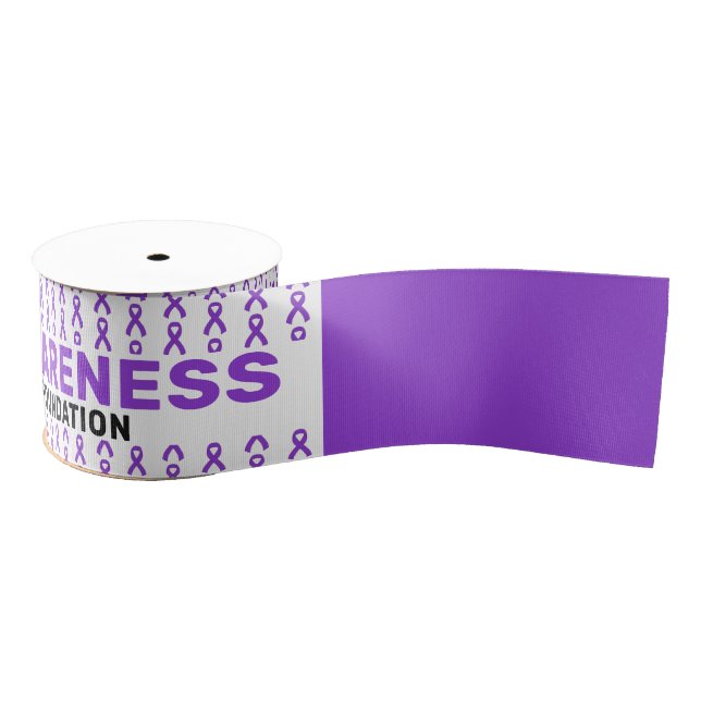 Lupus Awareness Pattern Ribbon Ripsband (Spule)