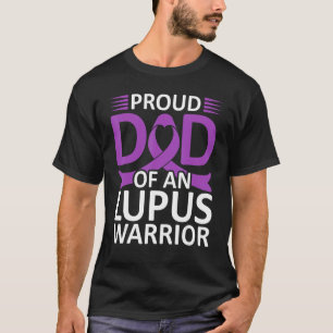 Lupus Awareness Proud Vater eines Lupus-Kriegers T-Shirt