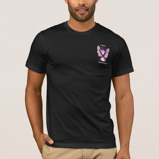 Lupus Awareness Ribbon Angel Custom Shirts (Vorderseite)