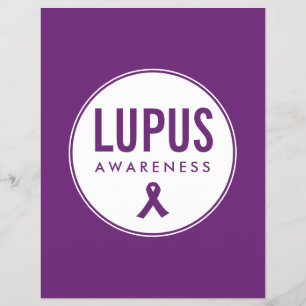 Lupus Awareness Ribbon Lila Flyer