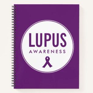 Lupus Awareness Ribbon Lila Notizbuch