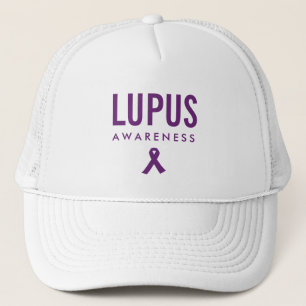 Lupus Awareness Ribbon Lila Truckerkappe