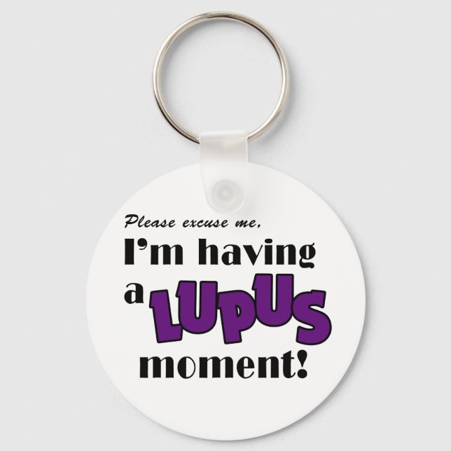 Lupus Awareness Schlüsselanhänger (Vorderseite)