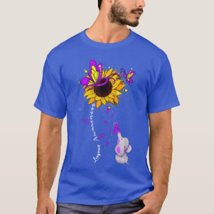Lupus Awareness Sonnenblumen Elephant Men Womens T-Shirt