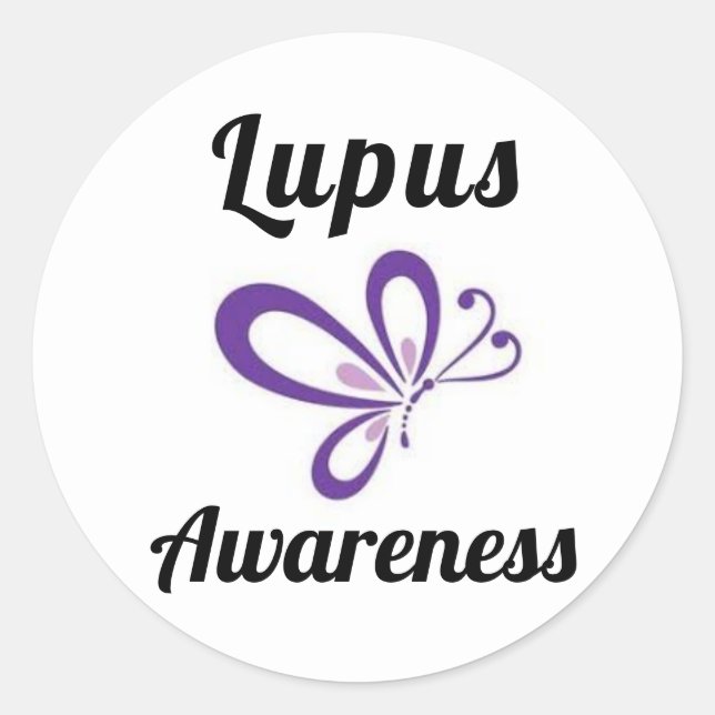 Lupus Awareness Stickers (Vorderseite)