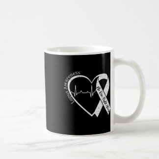 Lupus Awareness Warrior Lila Ribbon Autoimmune D Kaffeetasse