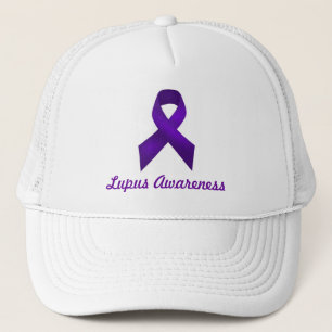 Lupus-Bewusstseins-lila Band Truckerkappe