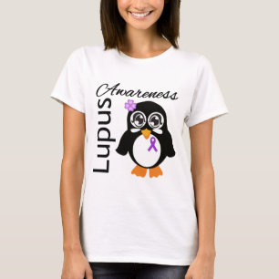 Lupus-Bewusstseins-Pinguin T-Shirt
