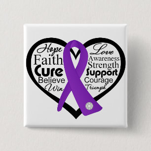 Lupus-Herz-Band-Collage Button