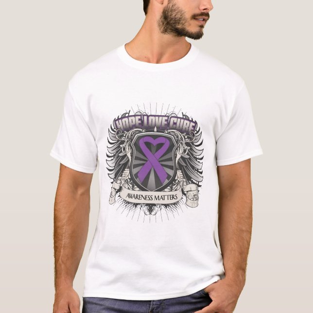 Lupus-Hoffnungs-Liebe-Heilung T-Shirt (Vorderseite)