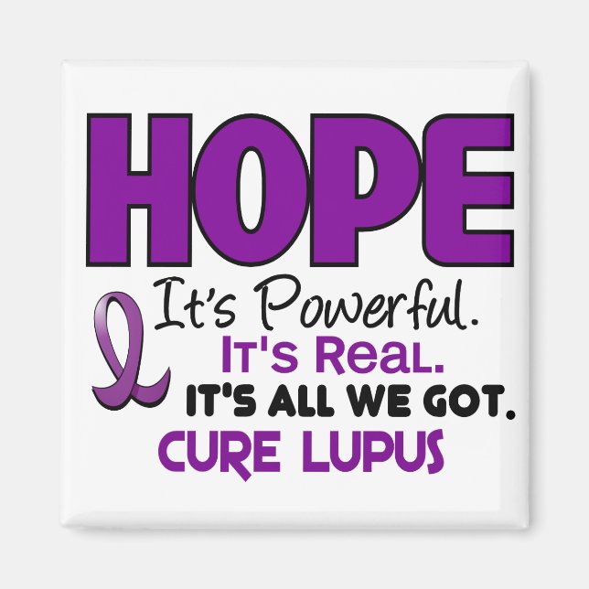 Lupus HOPE 1 Magnet (Vorne)