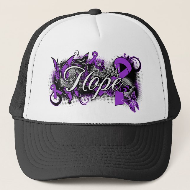 Lupus Hope Garden Ribbon Truckerkappe (Vorderseite)