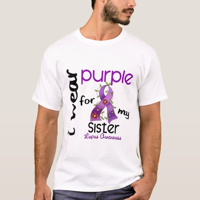 Lupus I ABNUTZUNG LILA FÜR MEINE SCHWESTER 43 T-Shirt (Vorderseite)