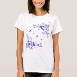 Lupus im Blau T-Shirt