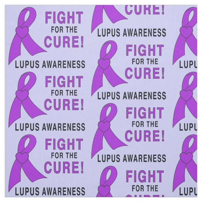 Lupus: Kampf für die Heilung! Stoff (Muster)