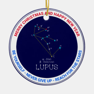Lupus Keramik Ornament