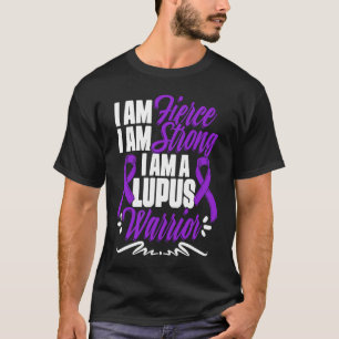 Lupus Krieger  Lupus Lila Band Lupus-Bewusstsein T-Shirt