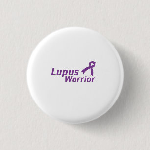 Lupus-Kriegerlupus-Bewusstseins-lila Band Button