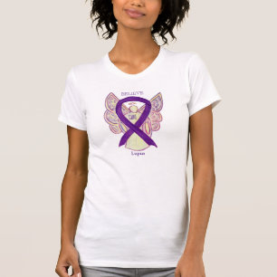 Lupus Lila Awareness Ribbon Angel Custom Shirt