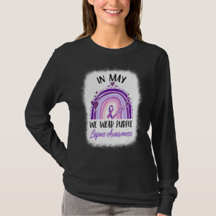 Lupus Regenbogen Im Mai tragen wir Lila Lupus Awar T-Shirt