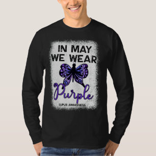 Lupus Sensibilisierungslust im Mai tragen wir Lila T-Shirt