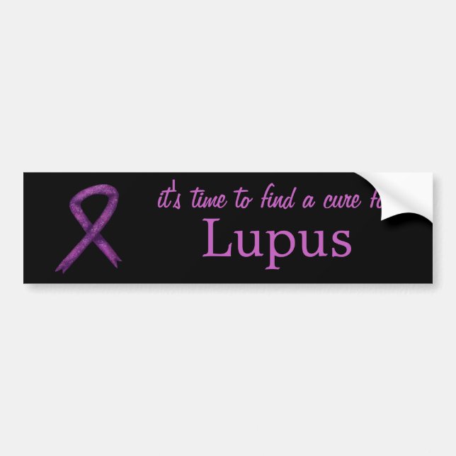 Lupus-Sensibilisierungsmonat / Lila, benutzerdefin Autoaufkleber (Vorne)