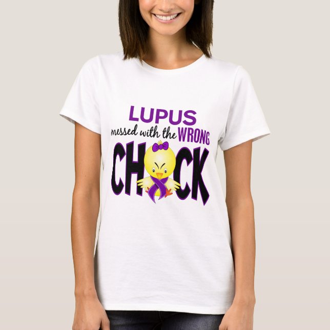 Lupus verwirrt mit dem falschen Küken T-Shirt (Vorderseite)