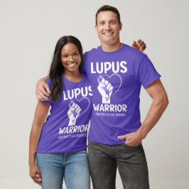 LUPUS WARRIOR Lila Band Aufklären T-Shirt